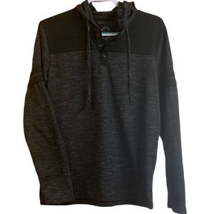 Mens long sleeve black shirt by the brand Machine Custom CO. size large